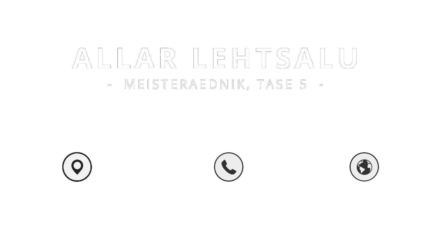 Tiril Tresse OÜ Allar Lehtsalu +372 56856250 info@tiril.ee